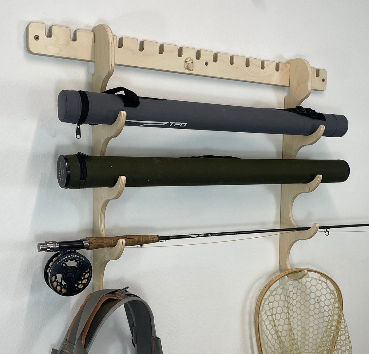 THE HOOKSET fishing rod rack