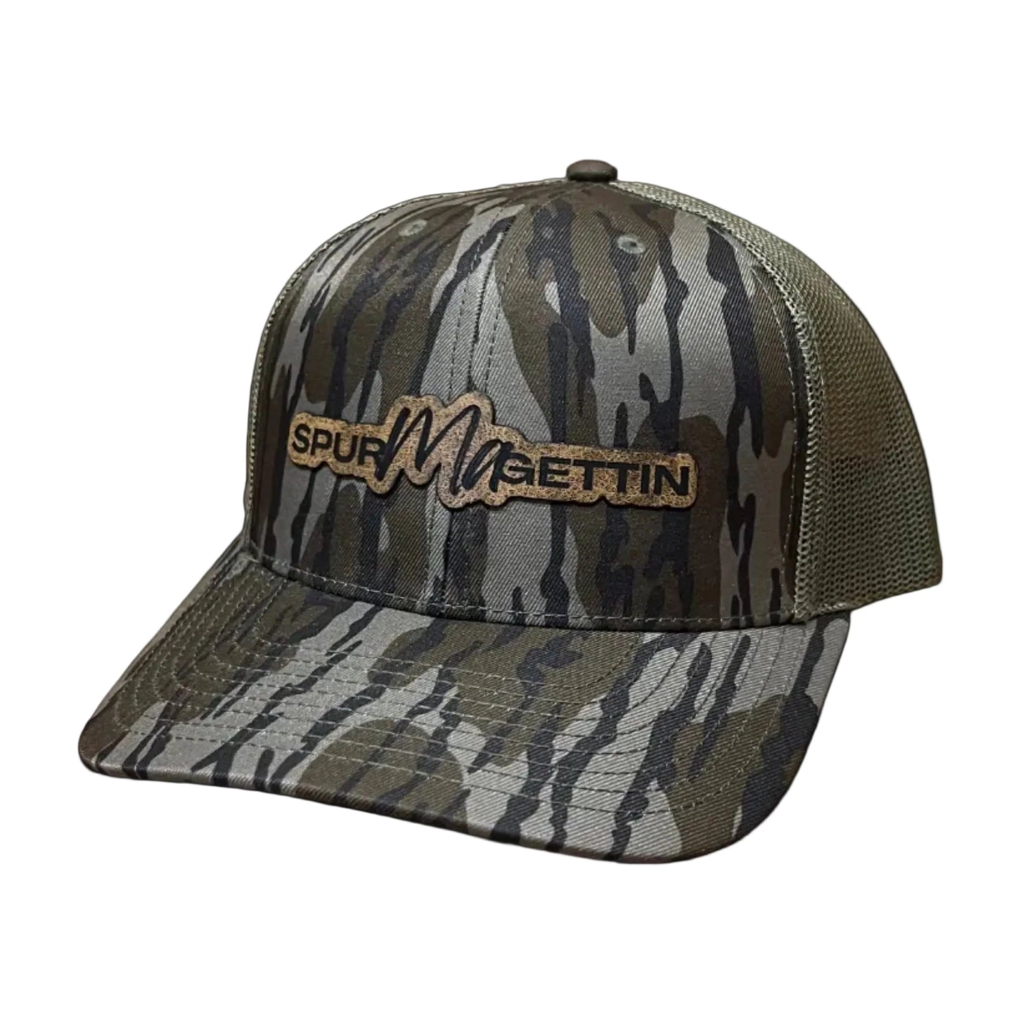 Richardson 112 Leather Patch Core Spur-Ma-Gettin Logo Snapback