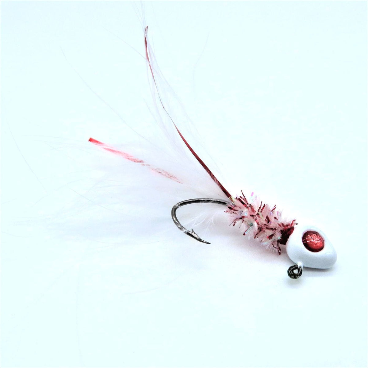 Hand Tied Crappie Jigs - Marabou Tail