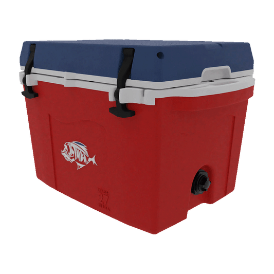 Taiga Coolers 27 Quart Red White and Blue Cooler