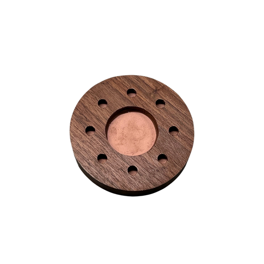 Double Sided Slate Top w/ Blasted Copper Bottom Wooden Pot Call