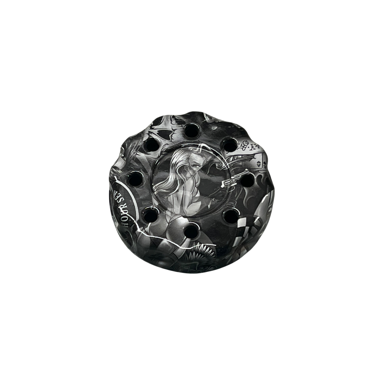 Single Sided Blasted Aluminum Top w/ Lady Bottom Pot Call