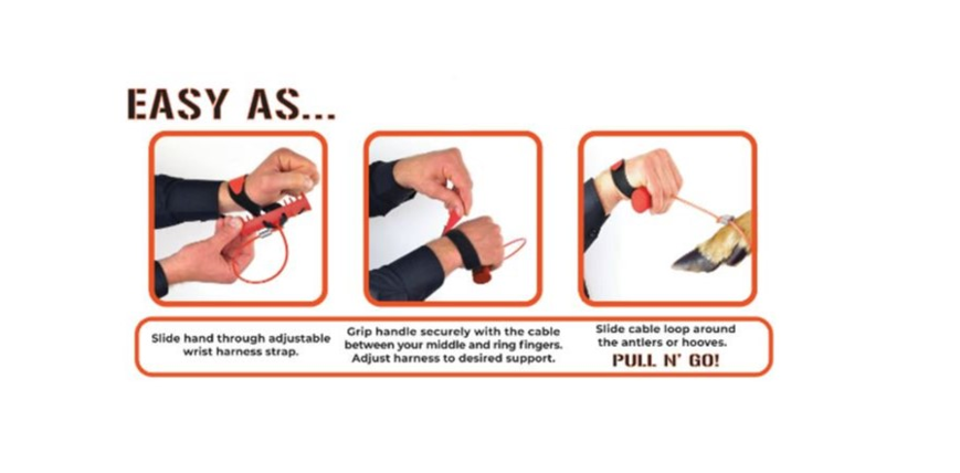 Buck Cuffs Deer Drag System - 28"