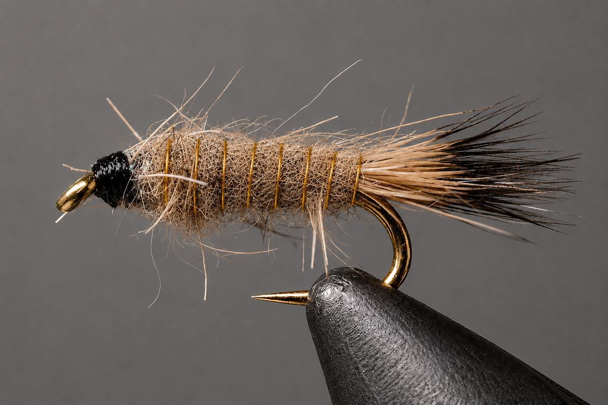 Gold Rib Hare’s Ear Nymph – Standard, Flashback & Olive