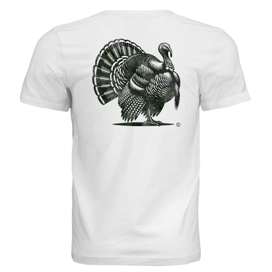 Verdant Splash Burst Camo Turkey T-Shirt