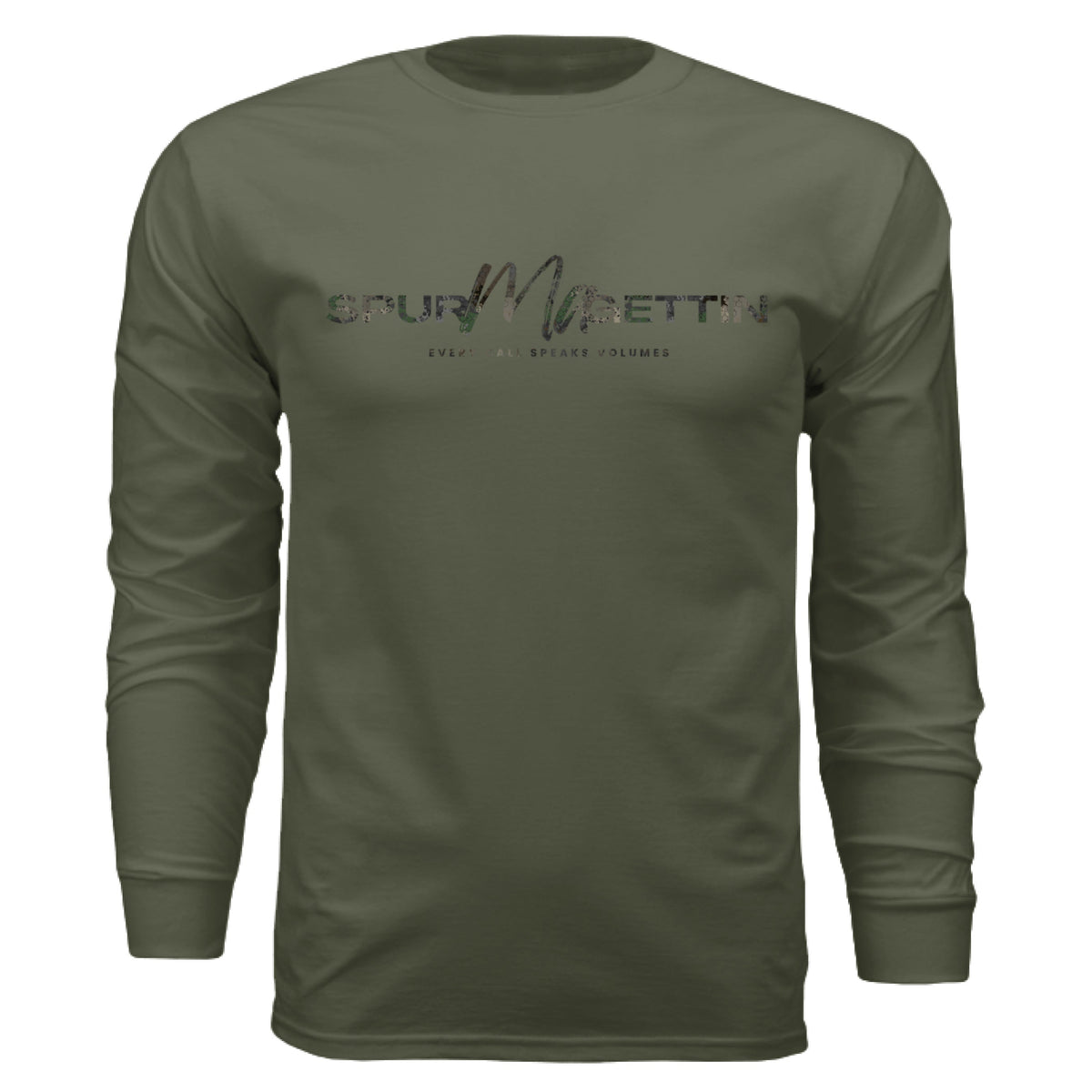 Timber Splash Burst Camo Elk Long Sleeve T-Shirt