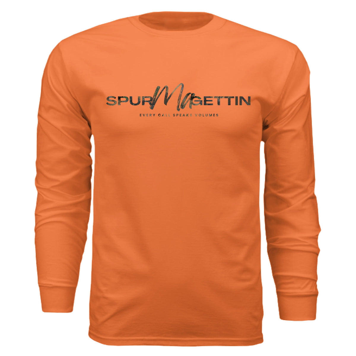 Forest Splash Burst Camo Turkey Long Sleeve T-Shirt