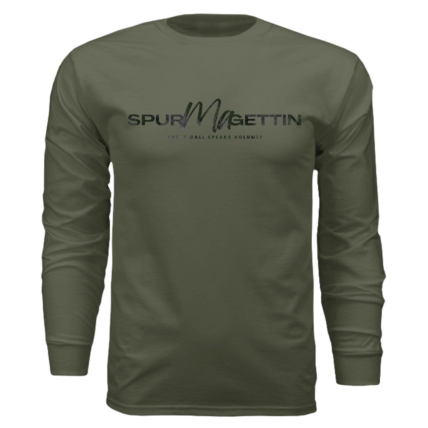 Verdant Splash Burst Goose Long Sleeve T-Shirt